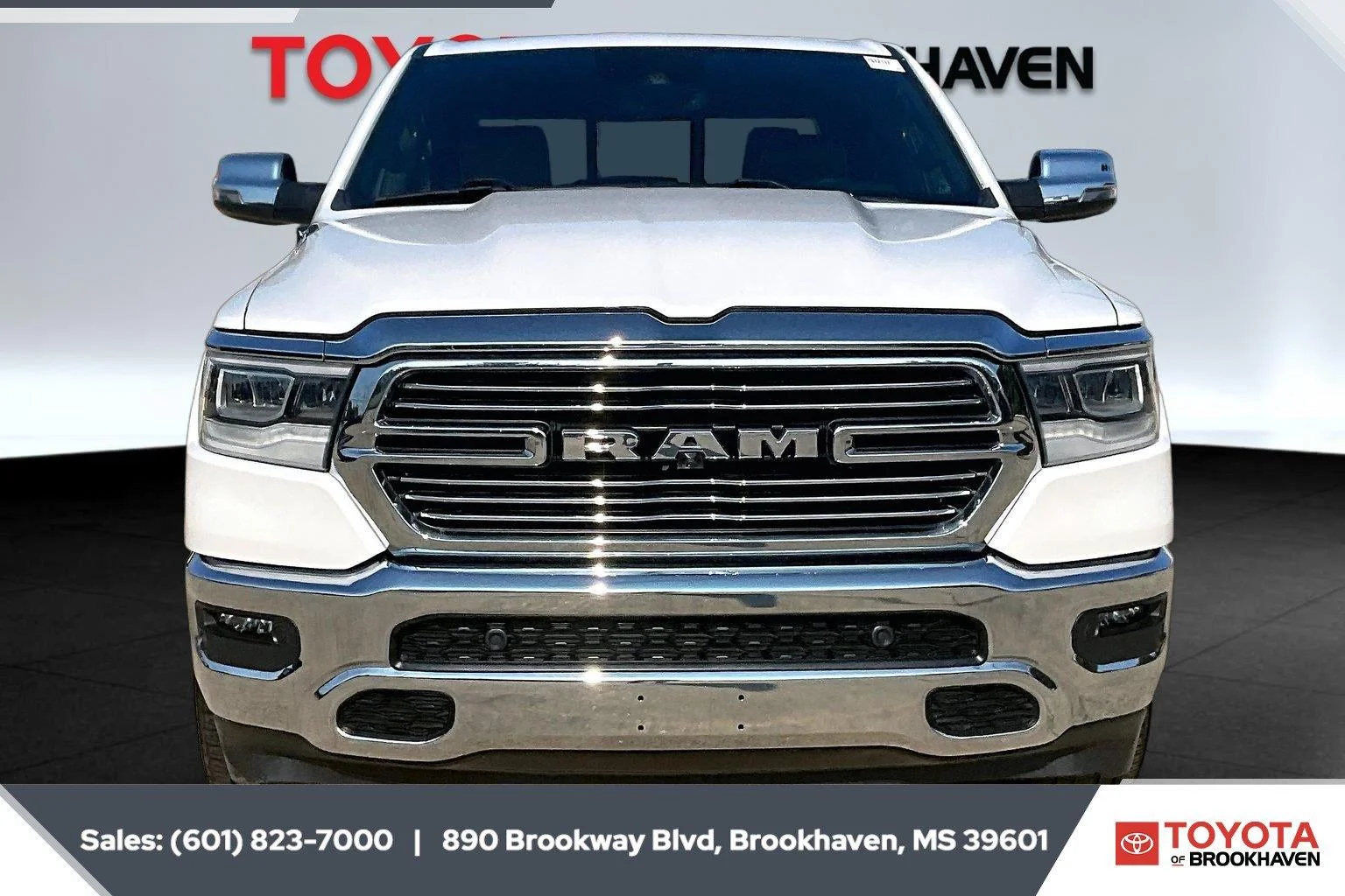 Used 2024 Ivory White Tri-Coat Pearlcoat Ram Laramie image 3