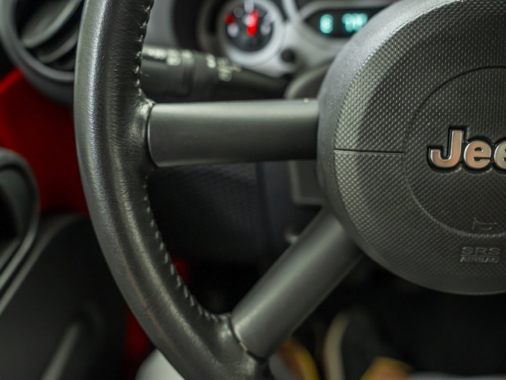 Used 2008 Flame Red Clearcoat Jeep Rubicon image 24