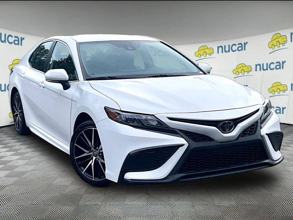 Used 2023 White Toyota SE image 1