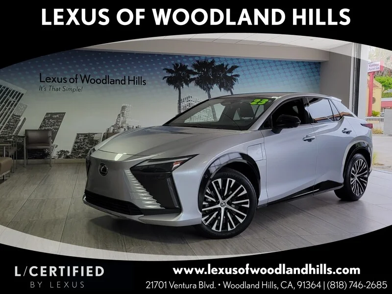 Certified Used 2023 IRIDIUM LEXUS RZ 450E LUXURY AWD image 1