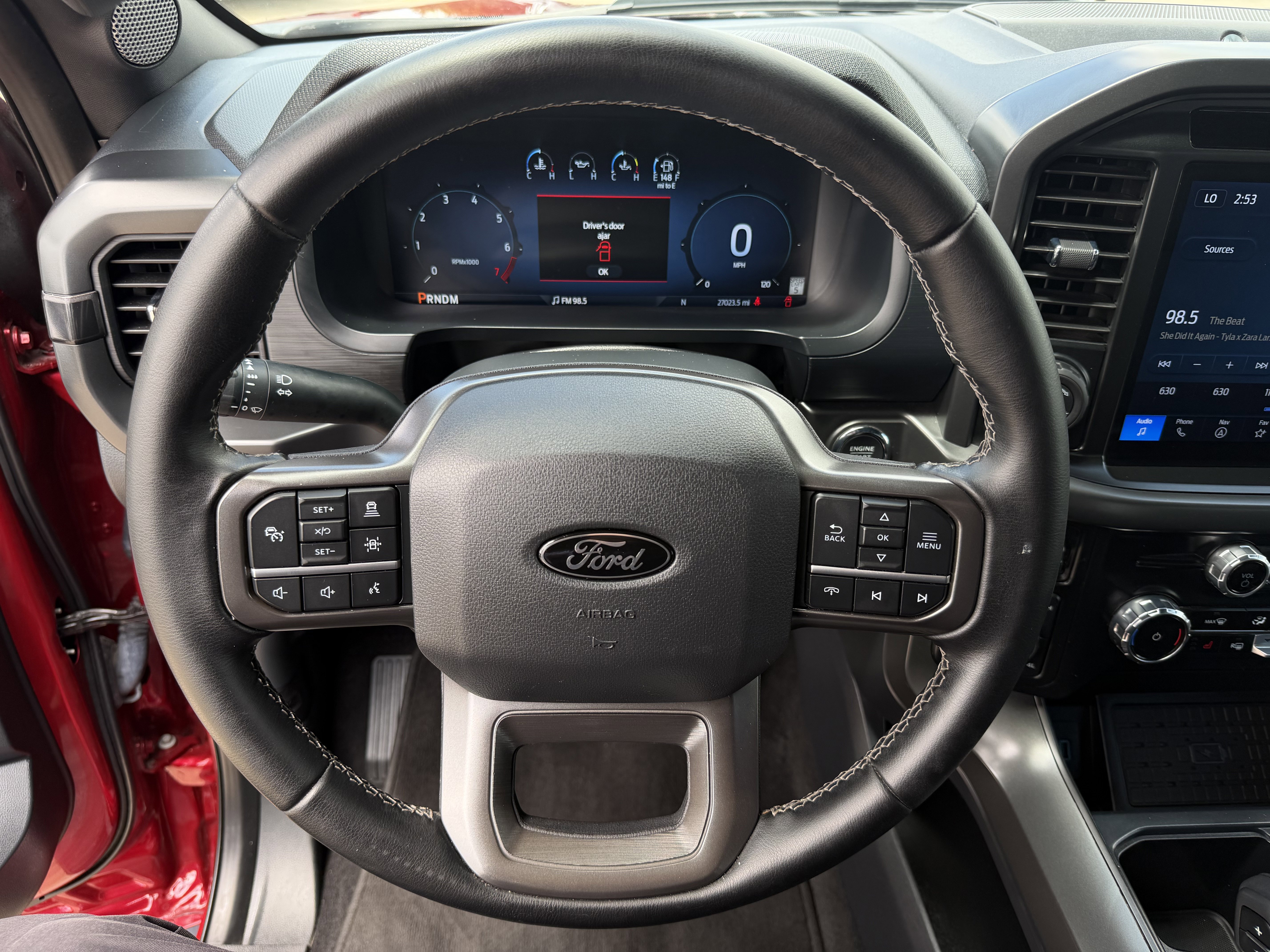 Used 2024 Rapid Red Metallic Tinted Clearcoat Ford XLT image 18