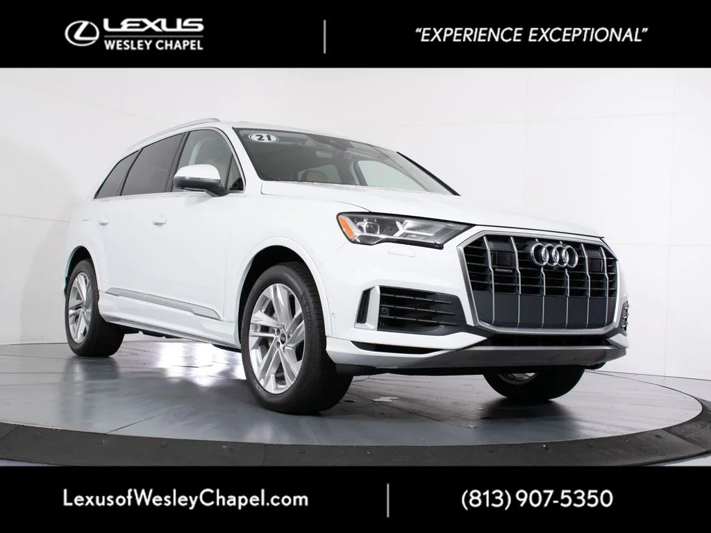 Used 2021 White Audi 55 Premium Plus image 1