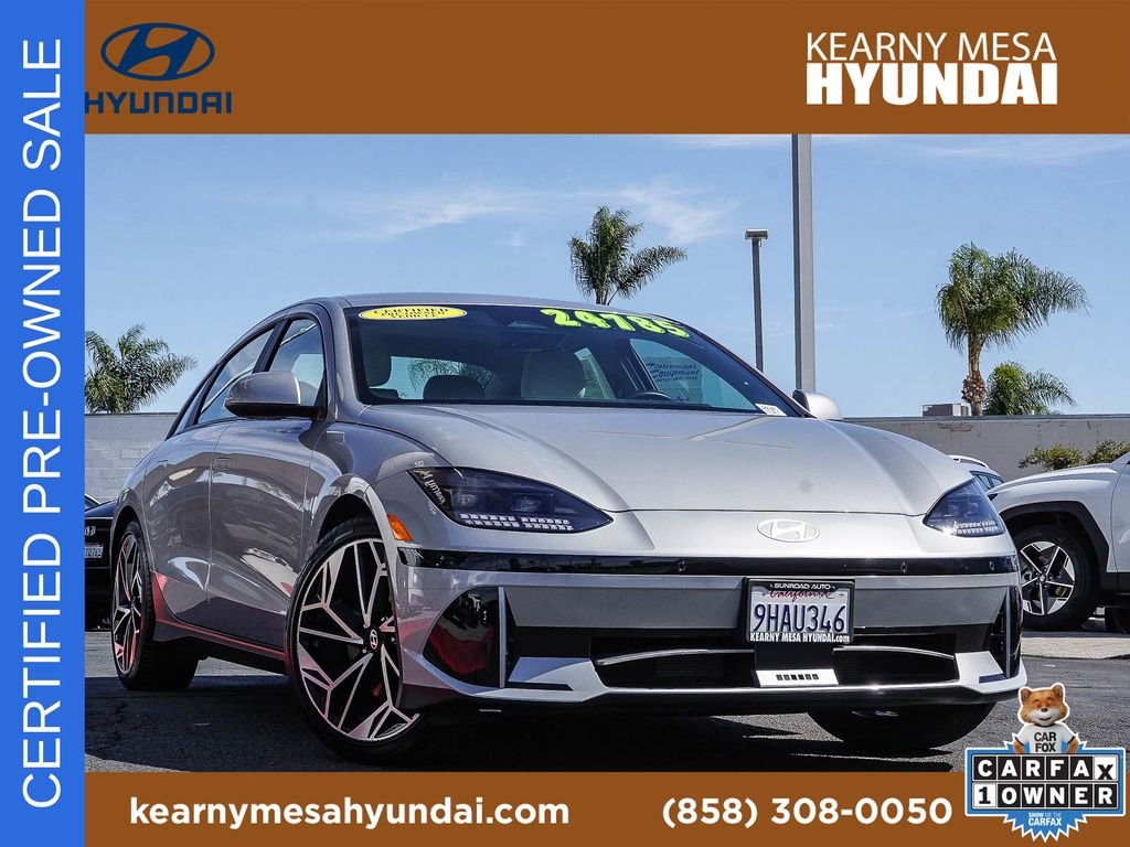 Certified Used 2023 Silver Hyundai SEL image 1