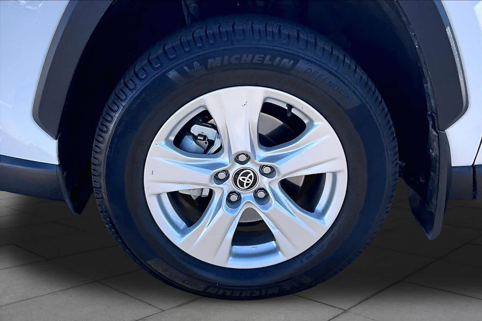 Certified Used 2021 Super White Toyota XLE image 10