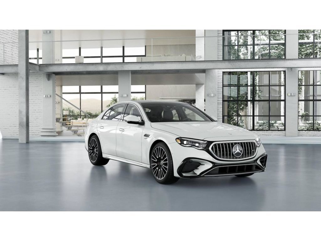 New 2027 MANUFAKTUR Moonlight White Metallic Mercedes-Benz AMG® E 53 Hybrid Sedan image 52