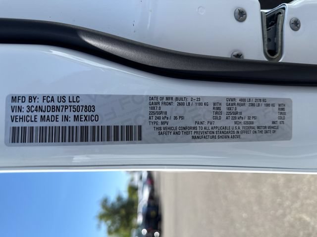 Used 2023 Bright White Clearcoat Jeep Altitude image 16