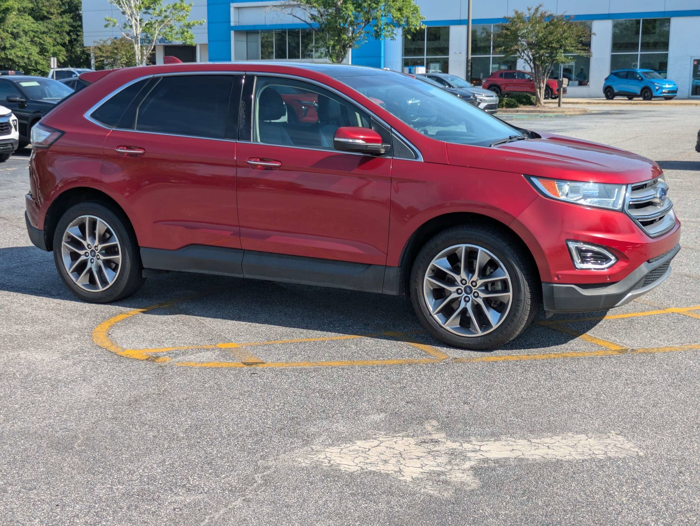 Used 2017 Ford Edge Titanium with VIN 2FMPK4K91HBC41132 for sale in Bogart, GA