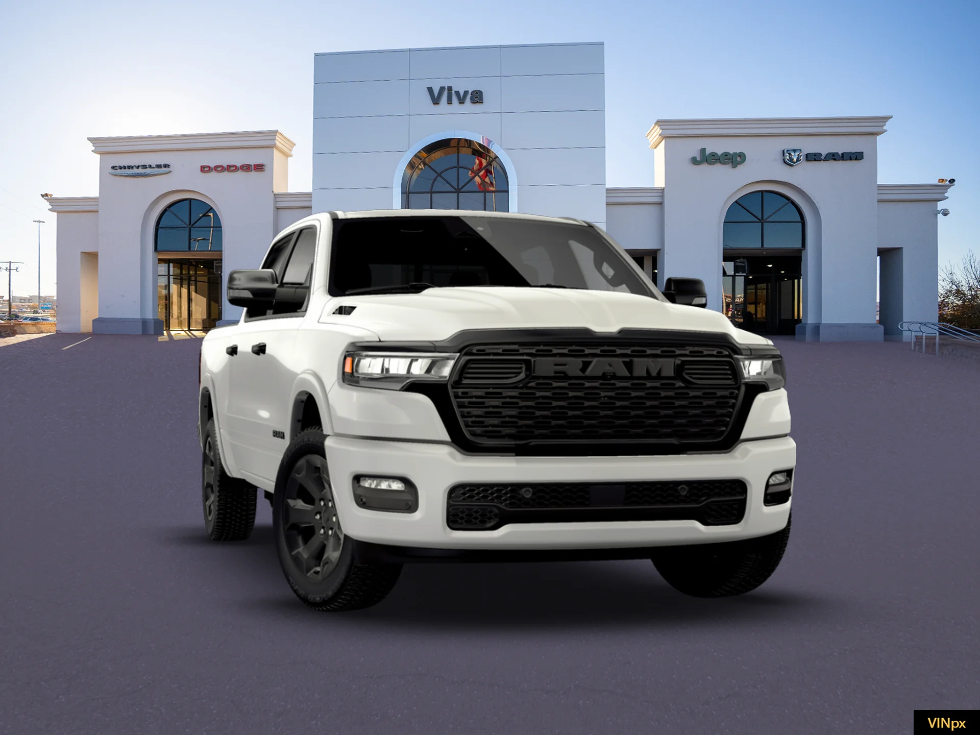 New 2026 Bright White Clear-Coat Exterior Paint RAM LONE STAR image 16