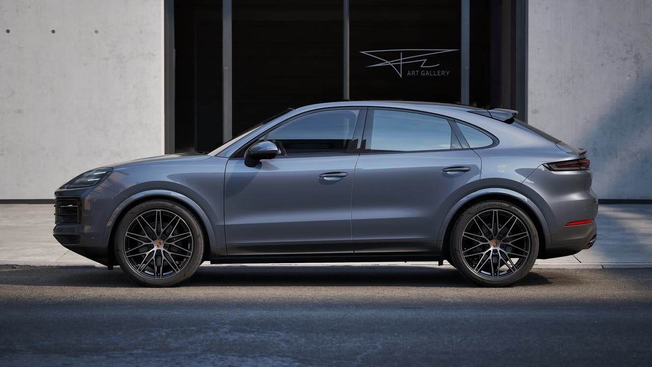 New 2027 Vanadium Grey Metallic Porsche Coupe image 2