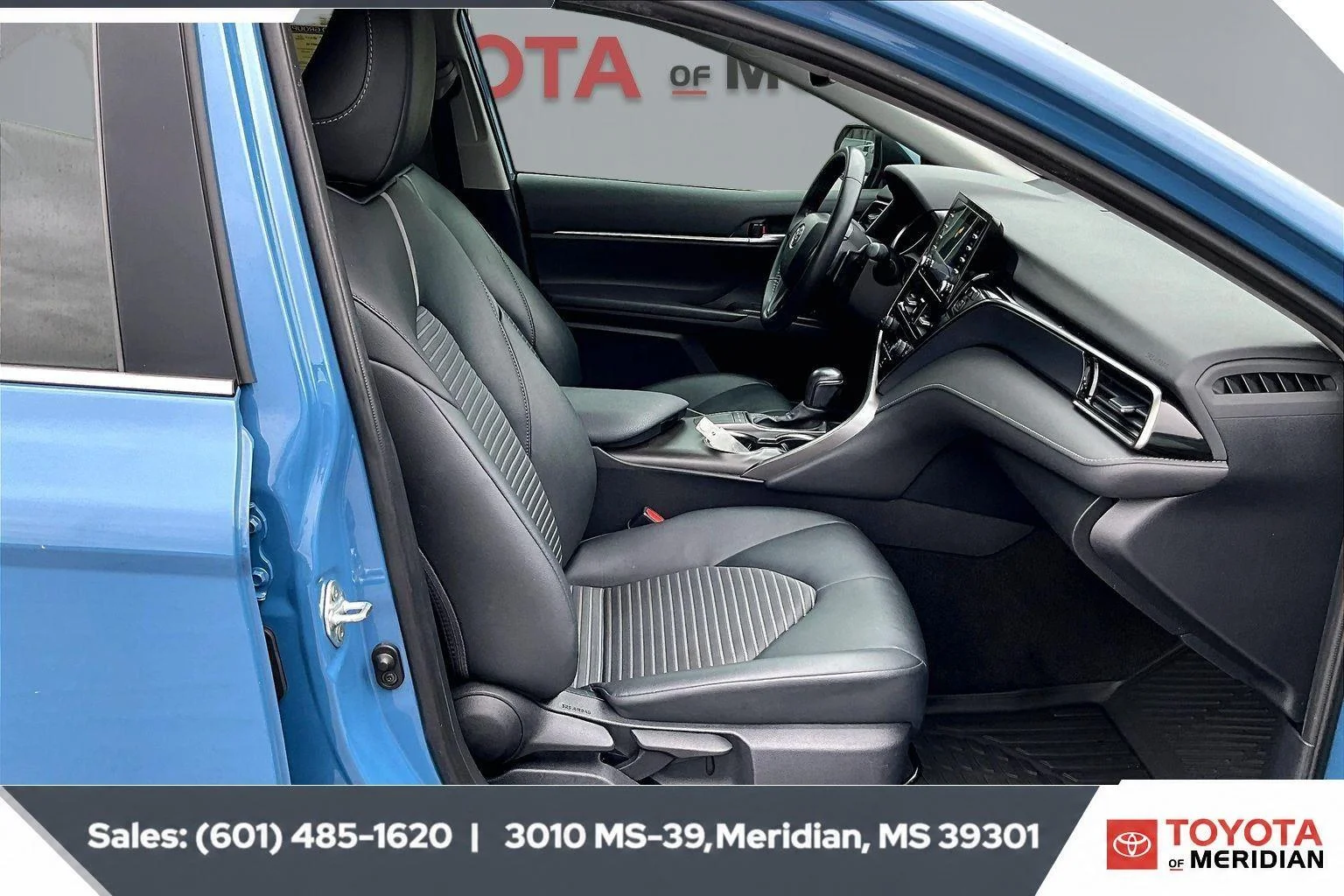 Used 2024 Cavalry Blue Toyota SE image 6