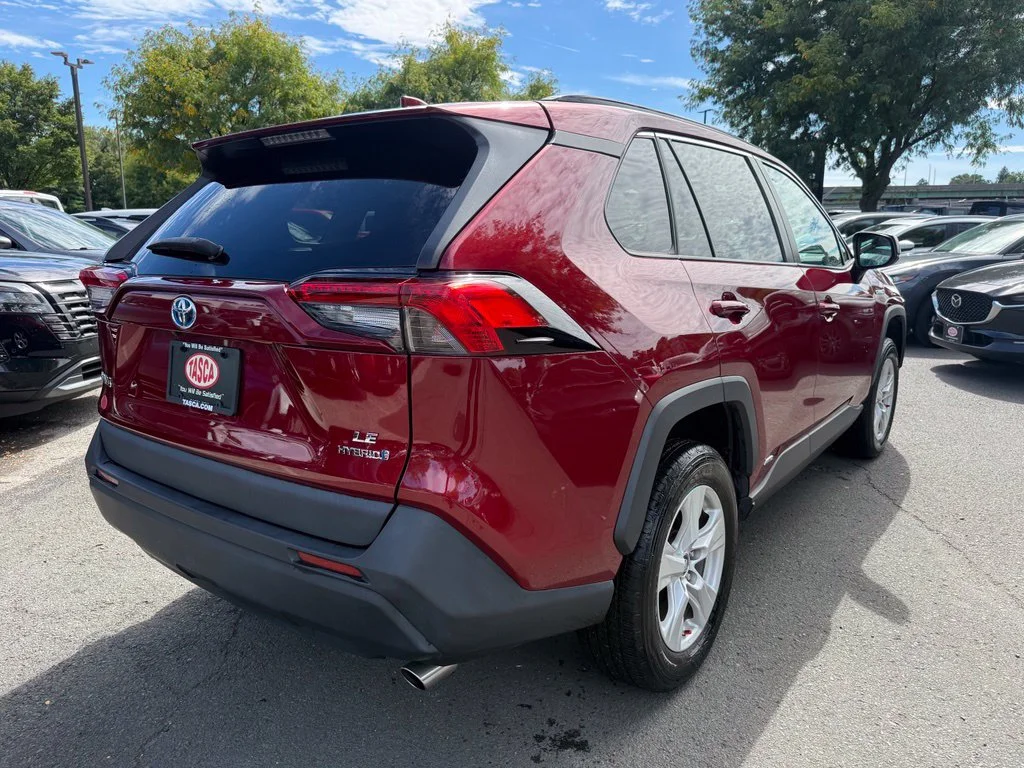 Used 2021 Ruby Flare Pearl Toyota LE image 6
