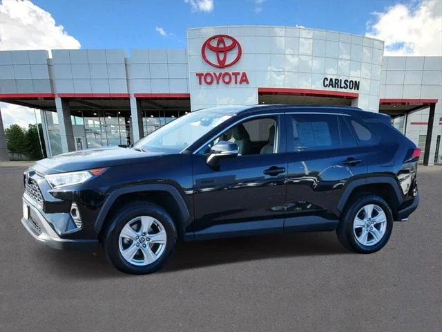 Certified 2021 Toyota RAV4 XLE with VIN 2T3P1RFV3MW155324 for sale in Minneapolis, Minnesota
