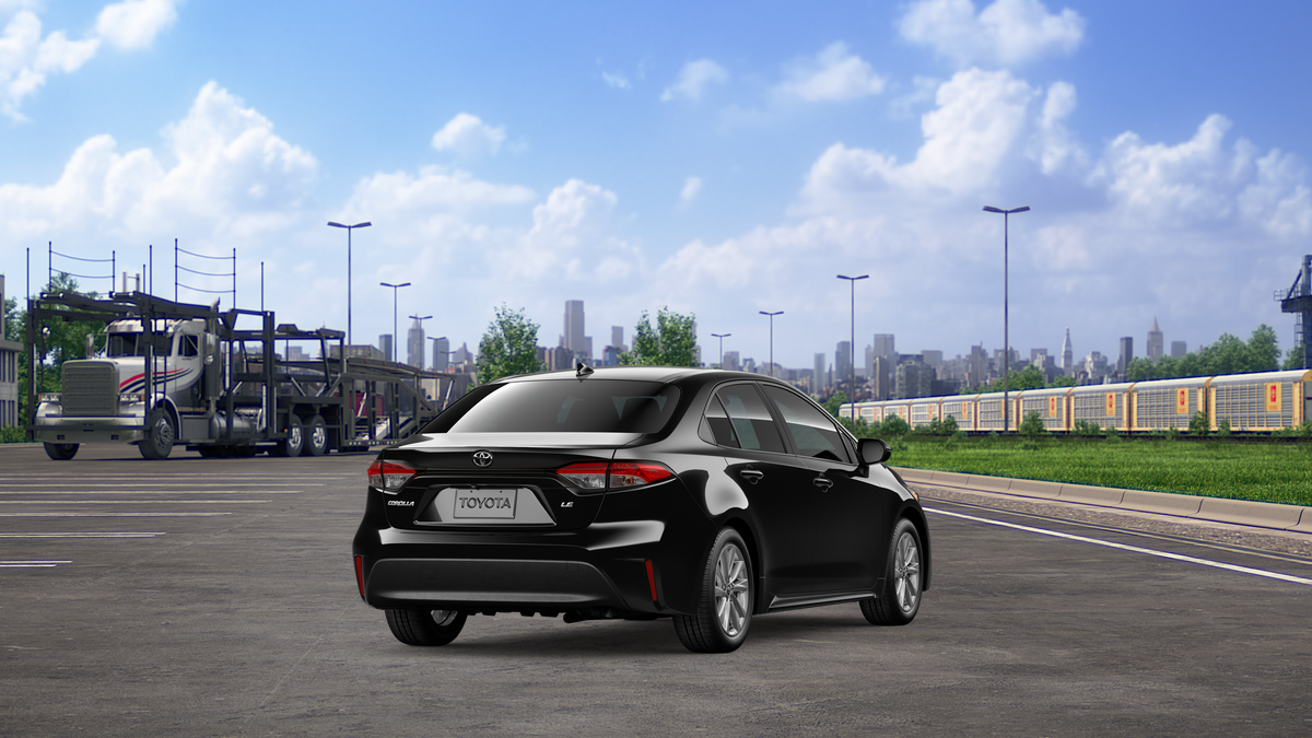 New 2026 Midnight Black Metallic Toyota LE image 39