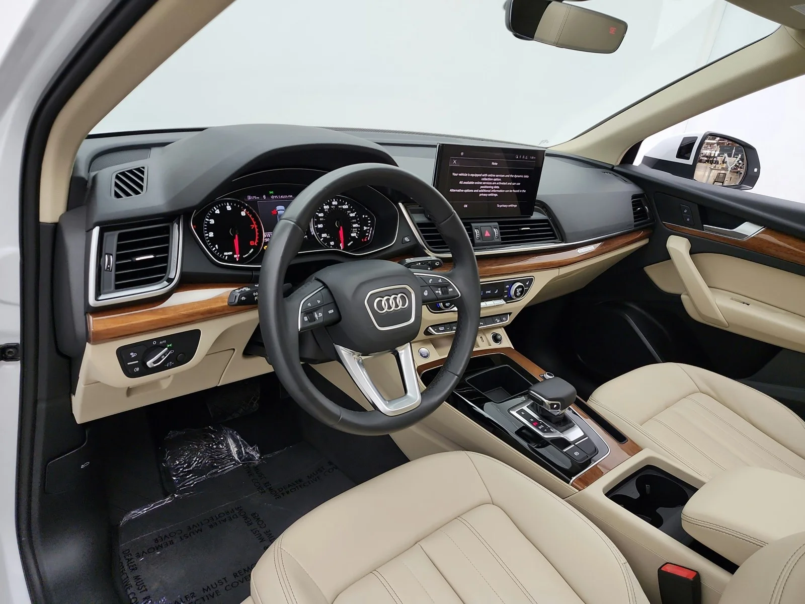 Used 2023 Glacier White Metallic Audi S line Premium image 9