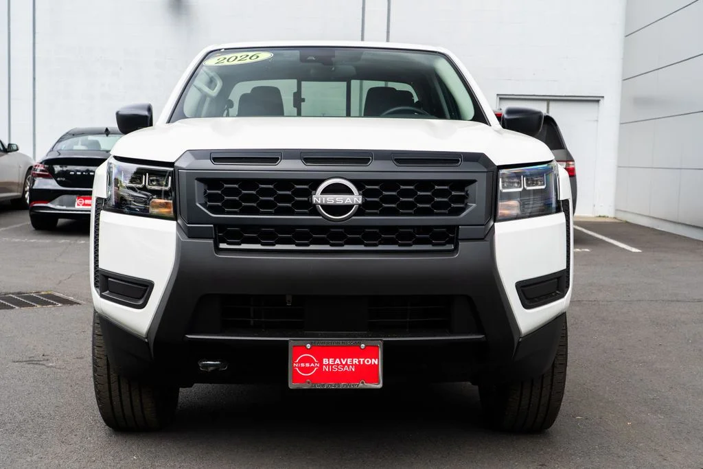 New 2026 Glacier White Nissan Crew Cab S image 2