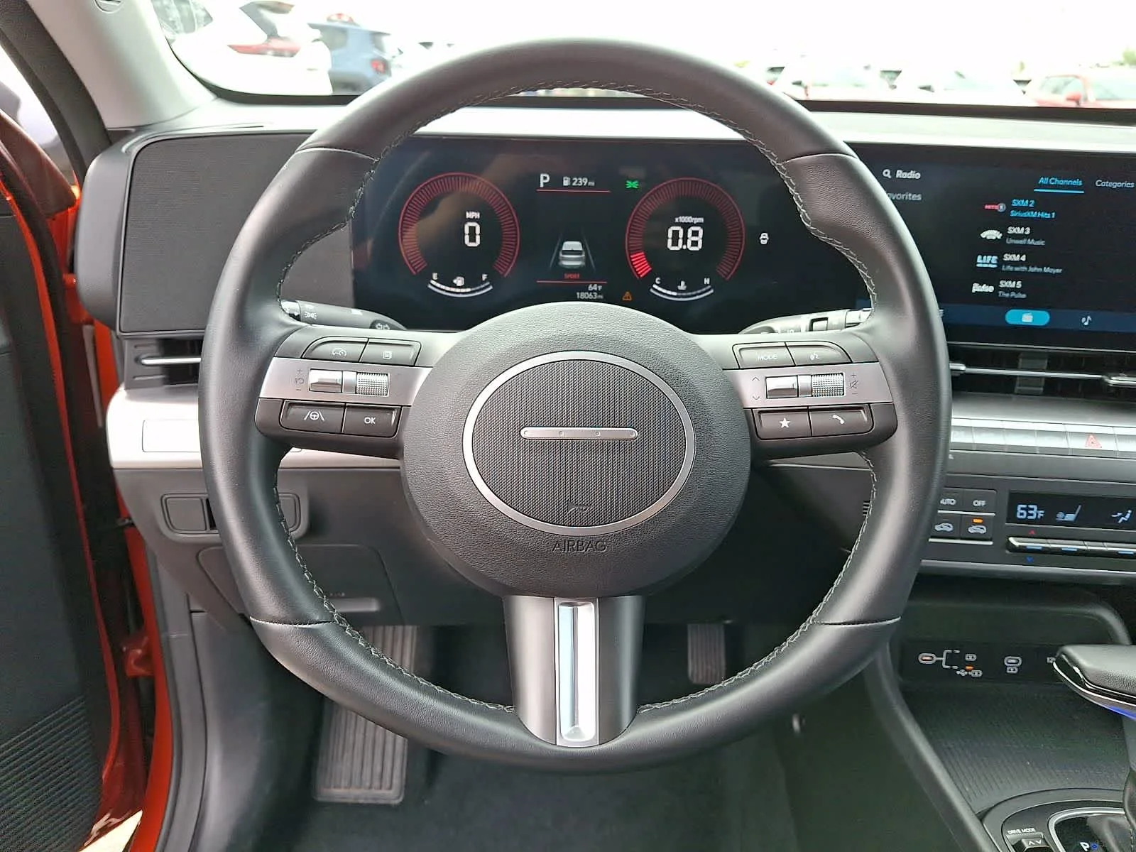 Used 2025 Soultronic Orange Pearl Hyundai SEL image 18