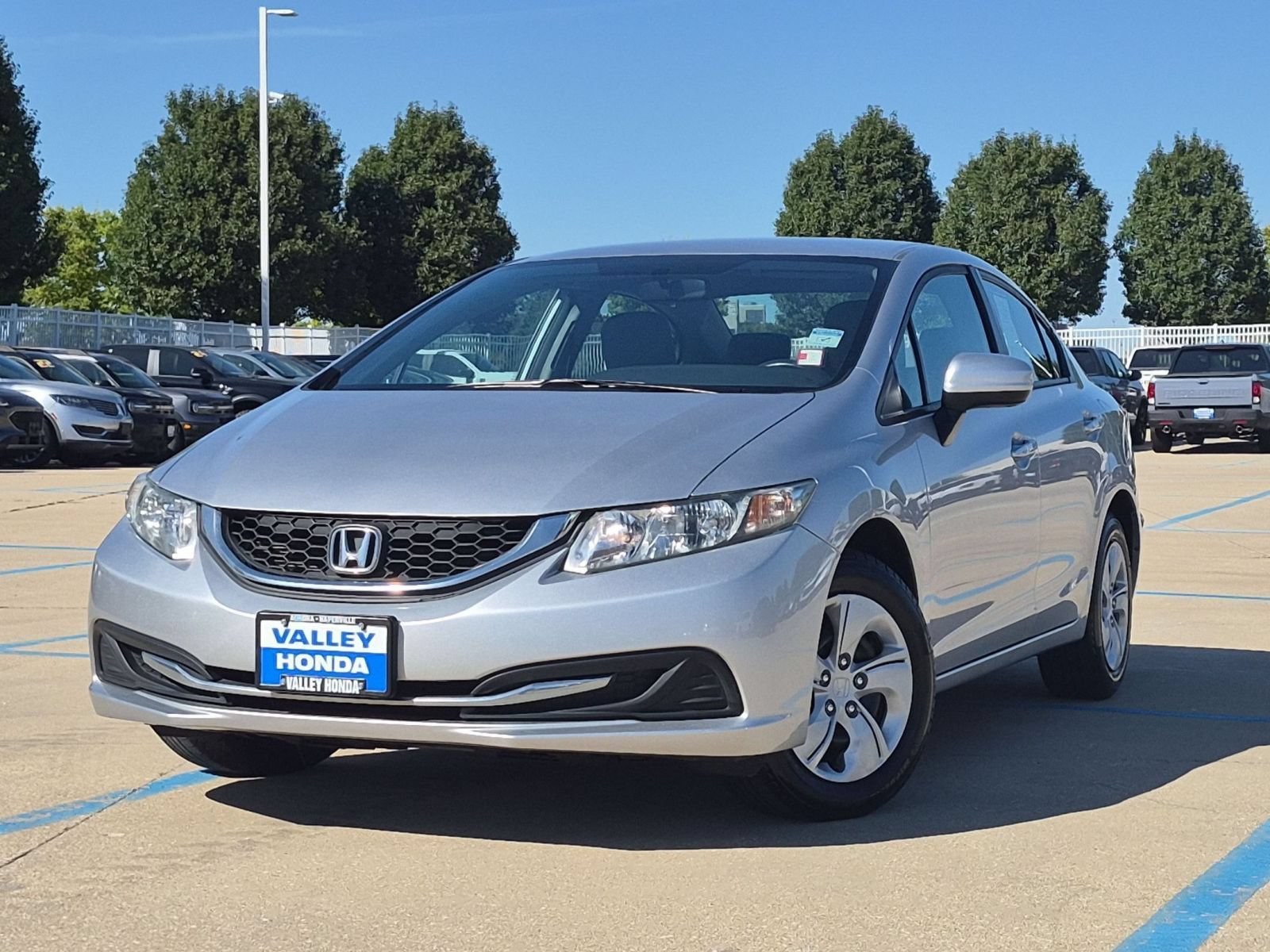 Used 2014 Honda Civic LX with VIN 19XFB2F58EE004329 for sale in Aurora, IL