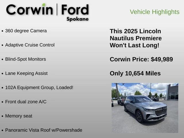 Used 2025 Gray Metallic Lincoln Premiere image 6