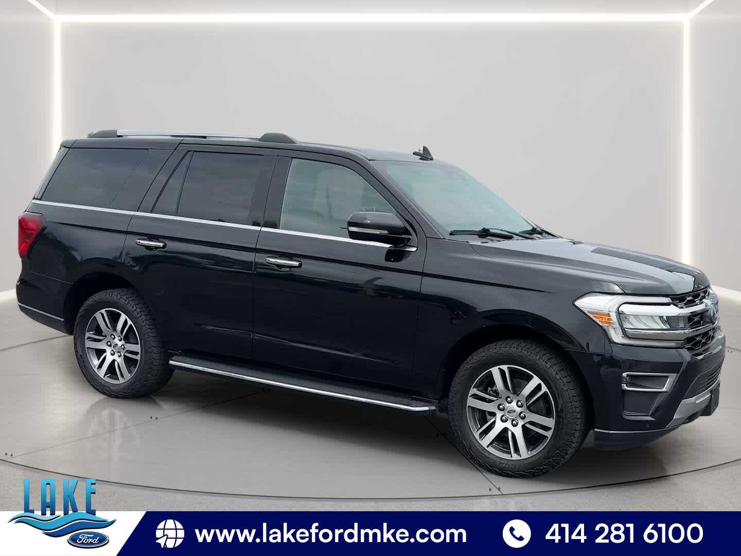 Used 2023 Agate Black Metallic Ford Limited image 12