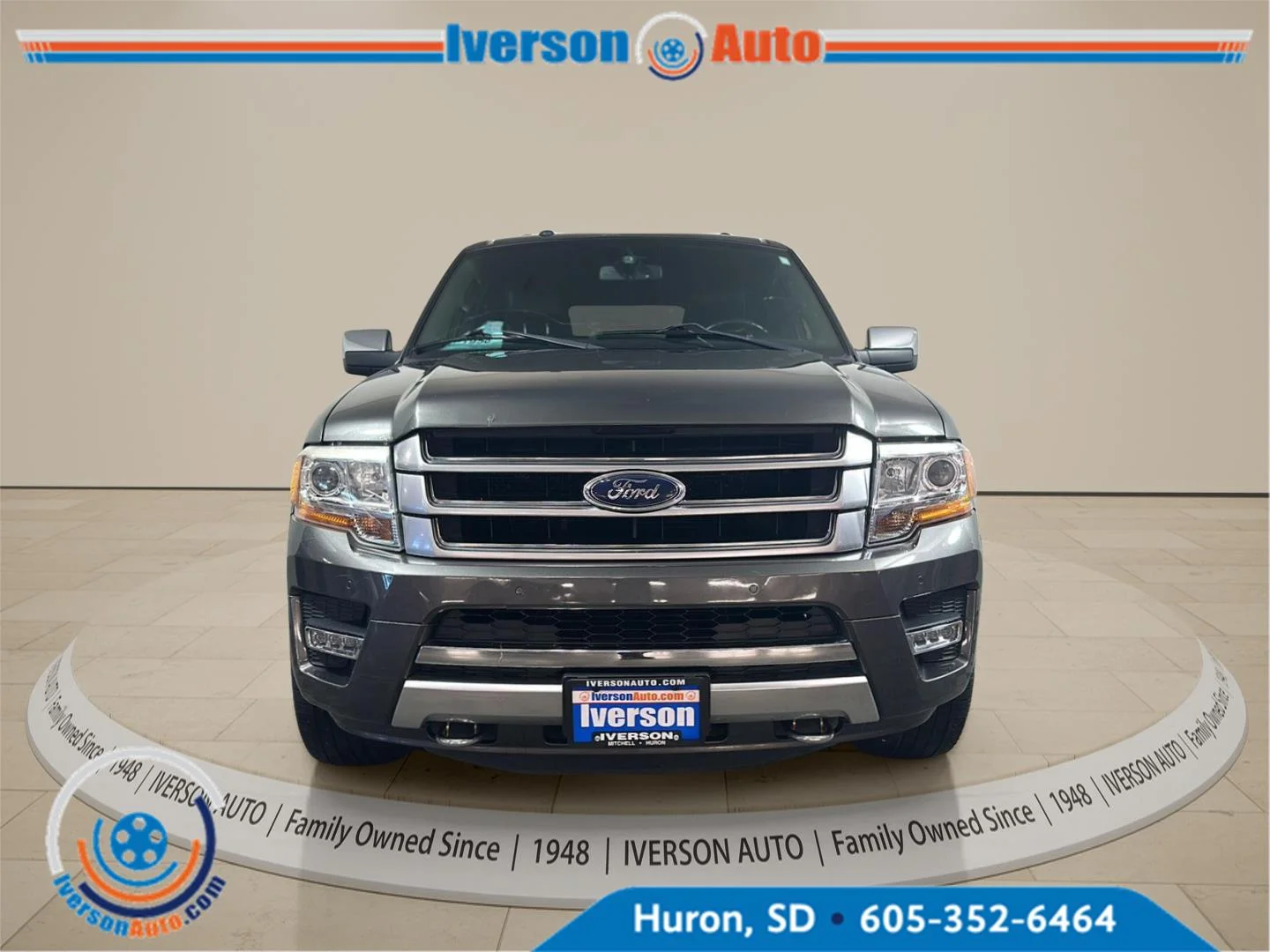 Used 2015 Ford Expedition Platinum with VIN 1FMJK1MT8FEF02089 for sale in Huron, SD
