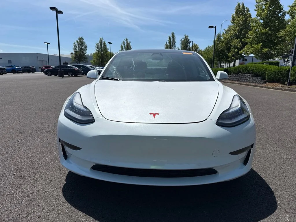 Used 2020 Pearl White Multi-Coat Tesla Standard Range Plus image 2