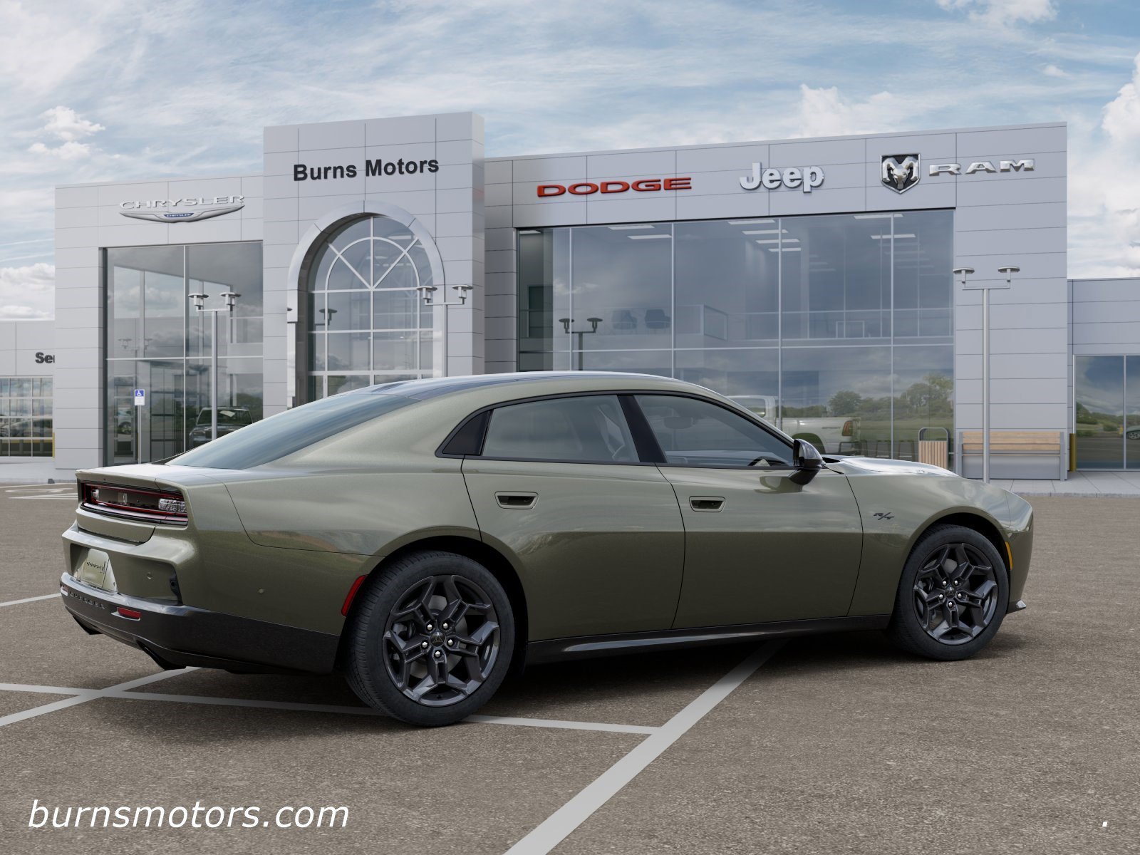 New 2026 Green Machine Exterior Paint Dodge R/T Blacktop image 4