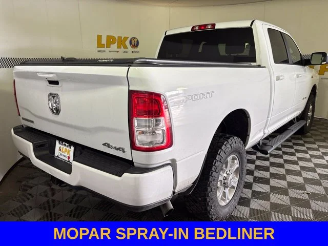 Used 2022 Bright White Clearcoat Ram Big Horn image 3