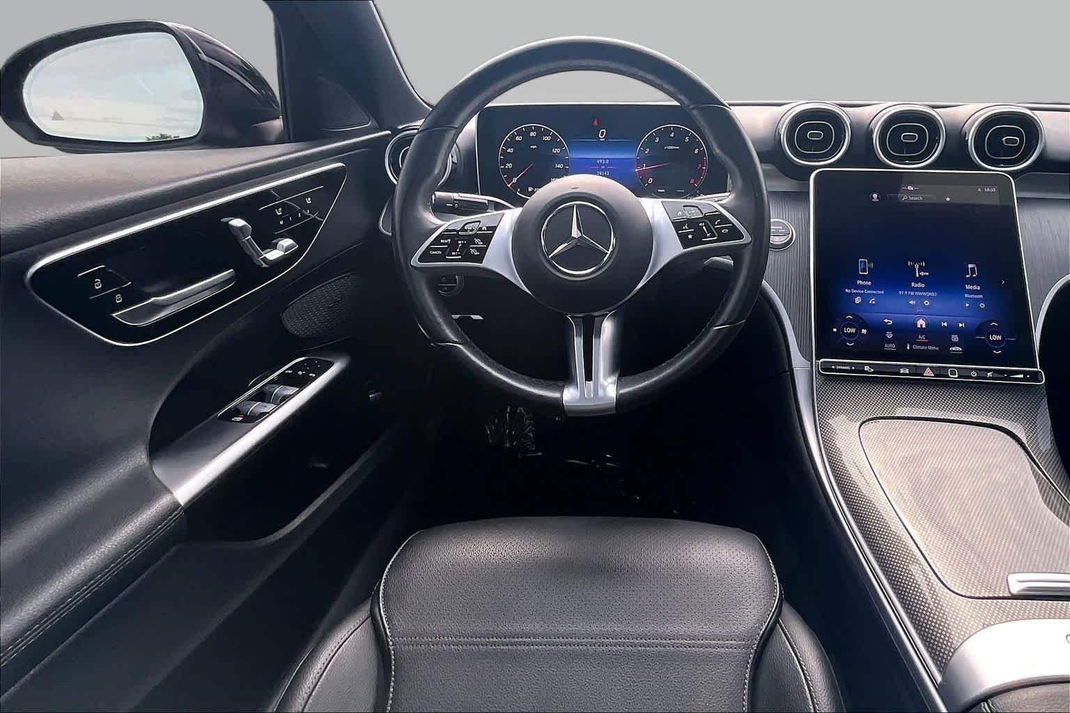Used 2024 Obsidian Black Metallic Mercedes-Benz C 300 image 6