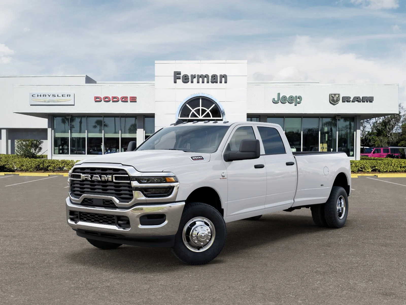 New 2026 Bright White Clear-Coat Exterior Paint RAM Tradesman image 2