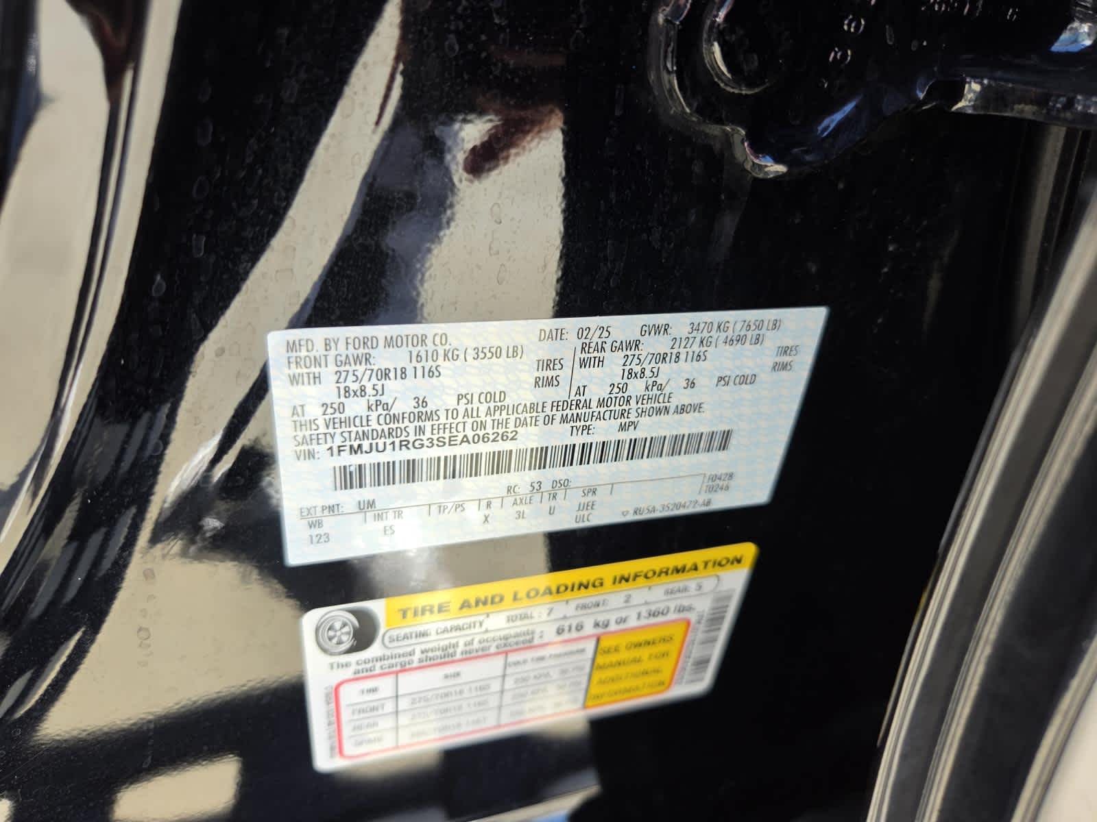 Used 2025 Agate Black Metallic Ford Tremor image 30