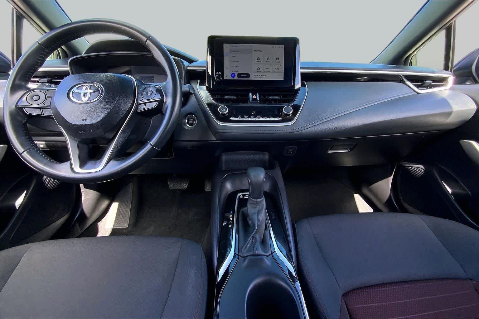 Used 2025 Midnight Black Metallic Toyota SE image 15