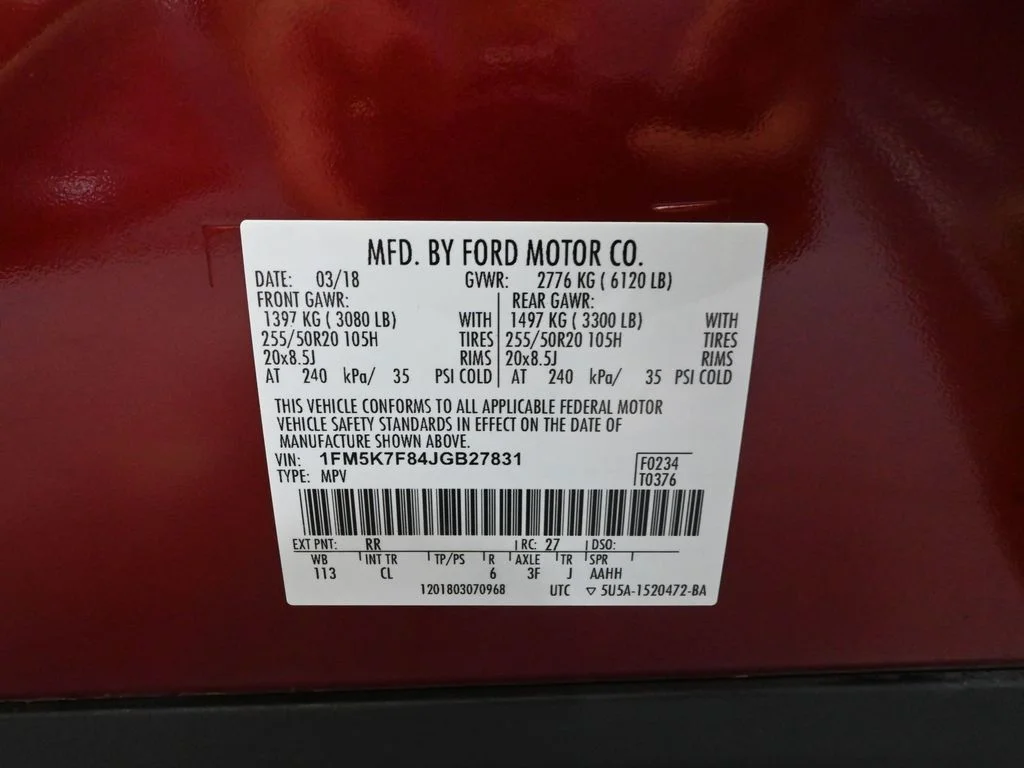 Used 2018 Red Ford Limited image 55