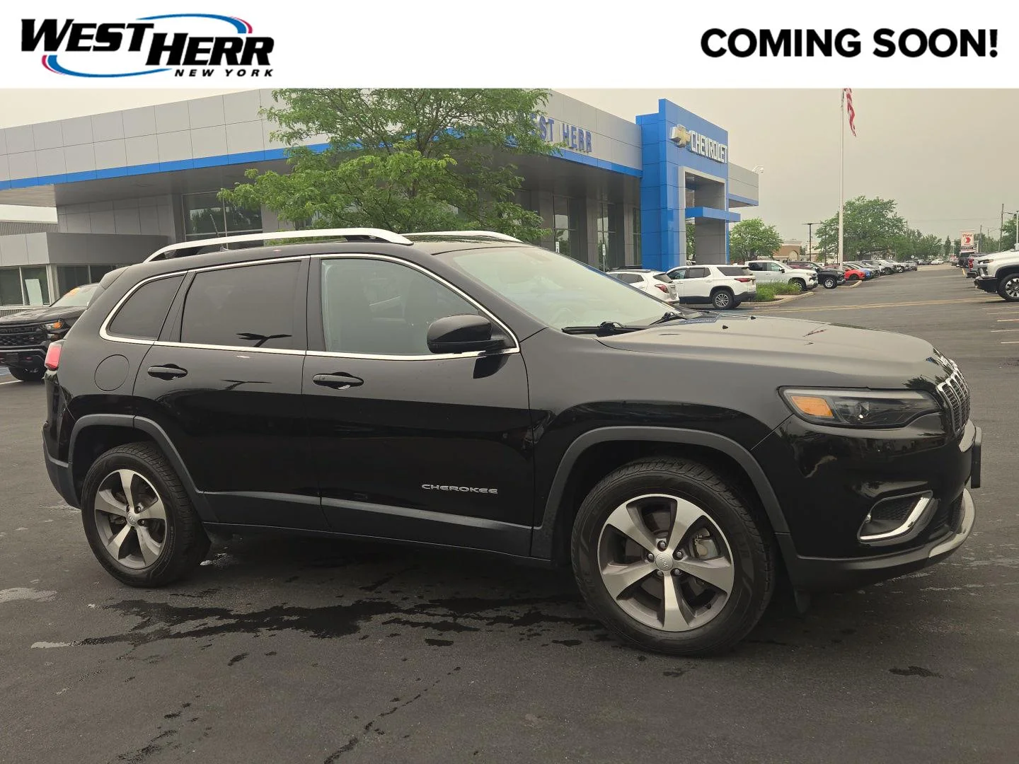 Used 2020 Diamond Black Crystal Pearlcoat Jeep Limited image 1