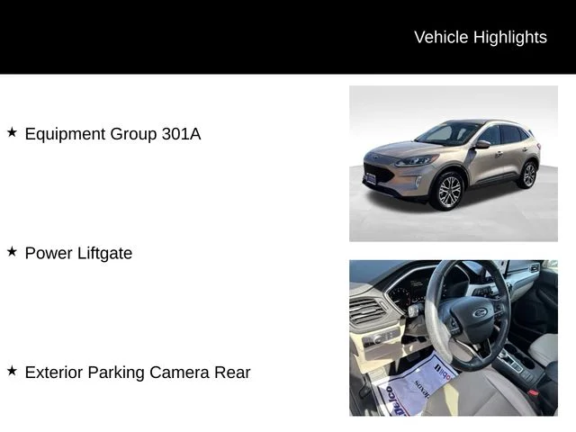 Used 2020 Gold Ford SEL image 7