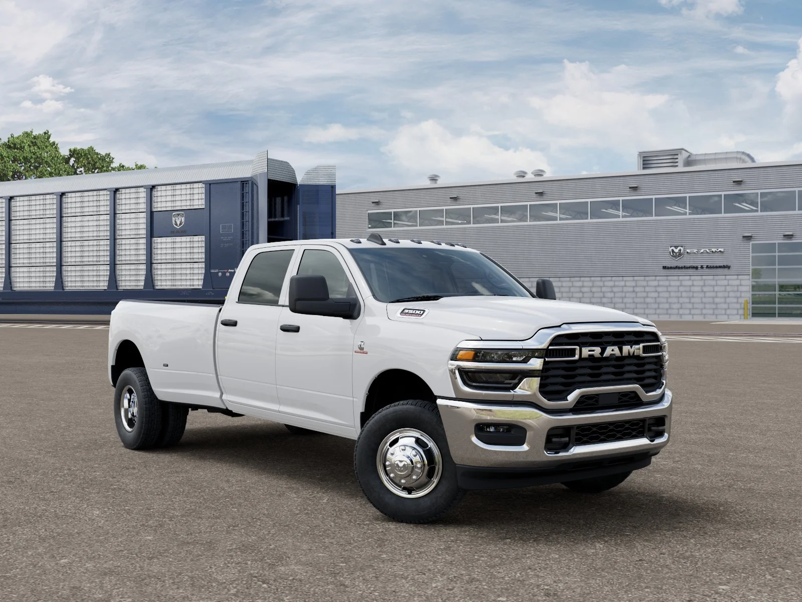 New 2026 Bright White Clear-Coat Exterior Paint RAM TRADESMAN image 3