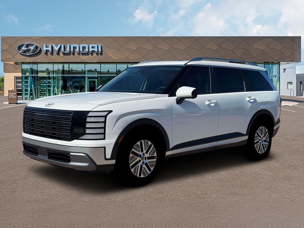 New 2026 Creamy White Pearl Hyundai Blue SEL Premium 7P image 2