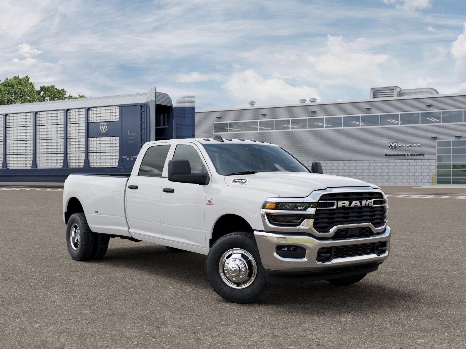 New 2026 Bright White Clear-Coat Exterior Paint RAM TRADESMAN image 3