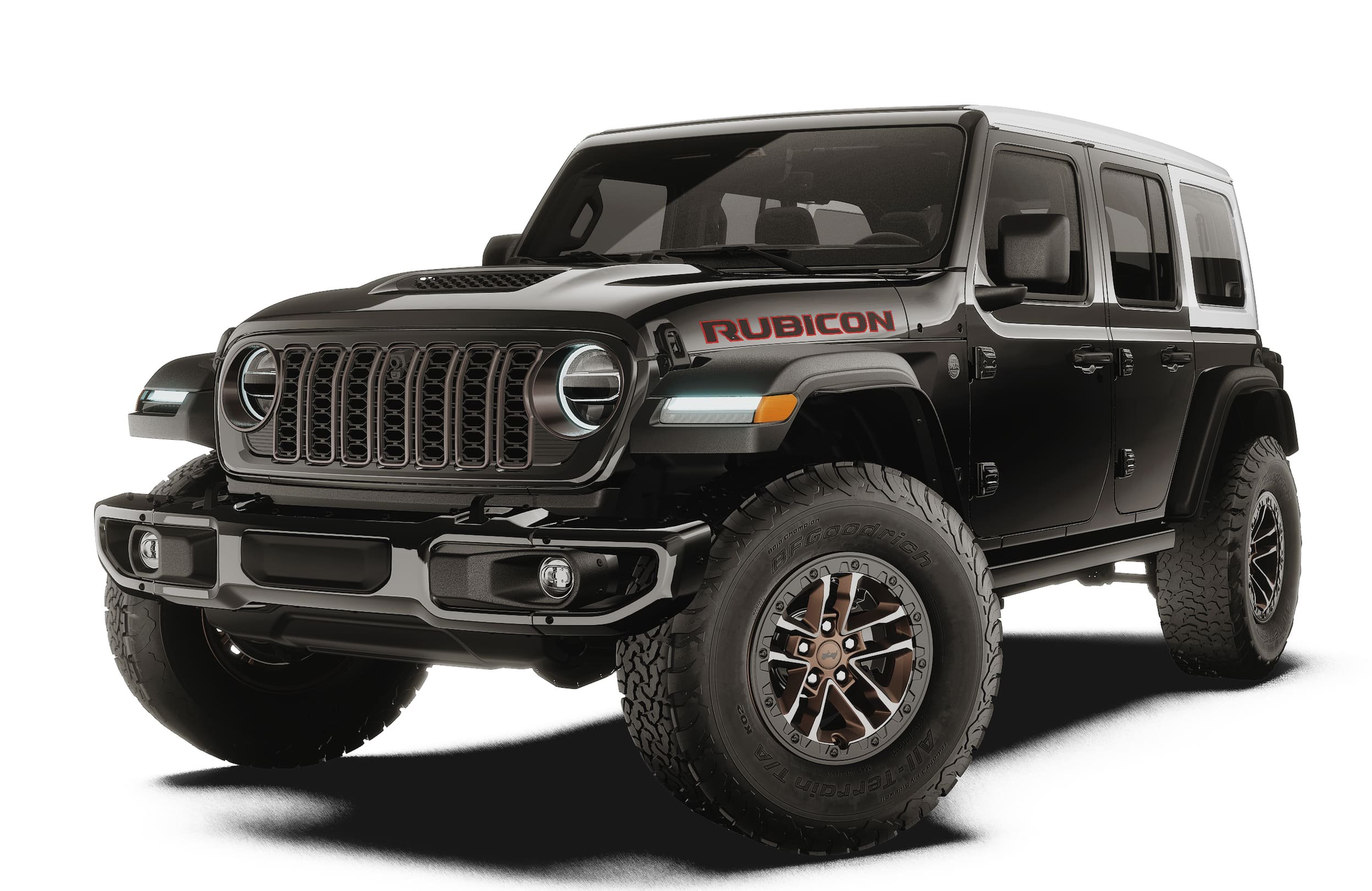 New 2027 Bright White Clear-Coat Paint Jeep Rubicon image 13