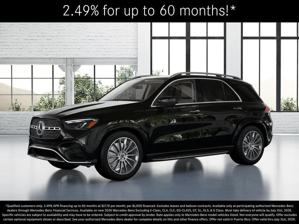 New 2026 Obsidian Black Metallic Mercedes-Benz GLE 450 image 38