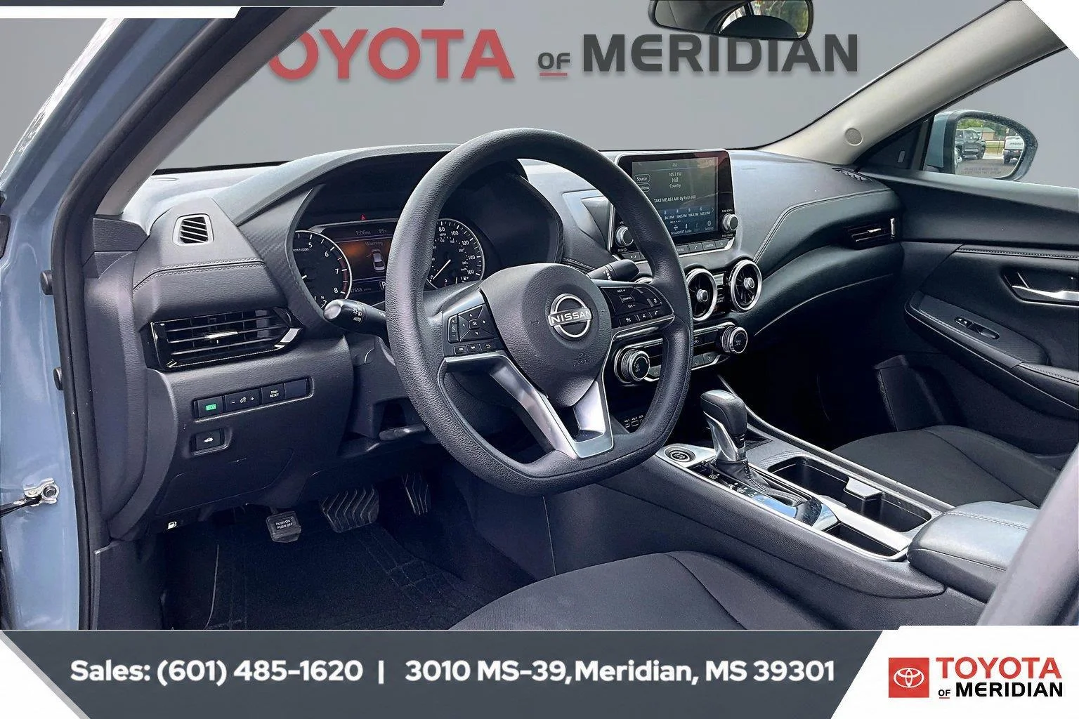 Used 2025 Atlantic Gray Metallic Nissan SV image 12