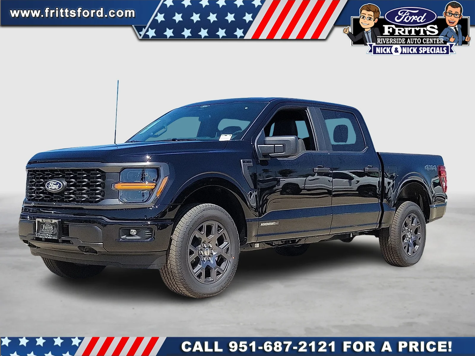 New 2026 Agate Black Metallic Ford STX® image 1