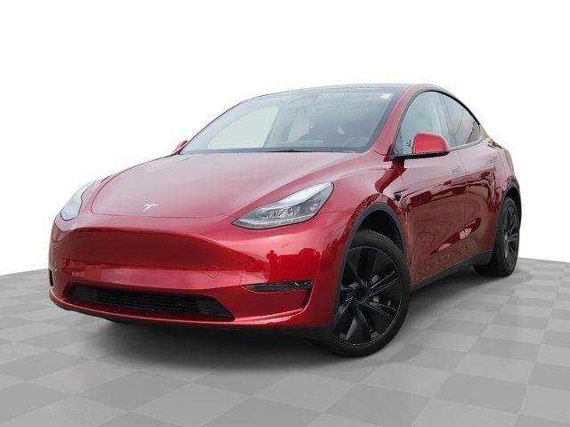 Used 2025 Red Tesla Long Range image 1