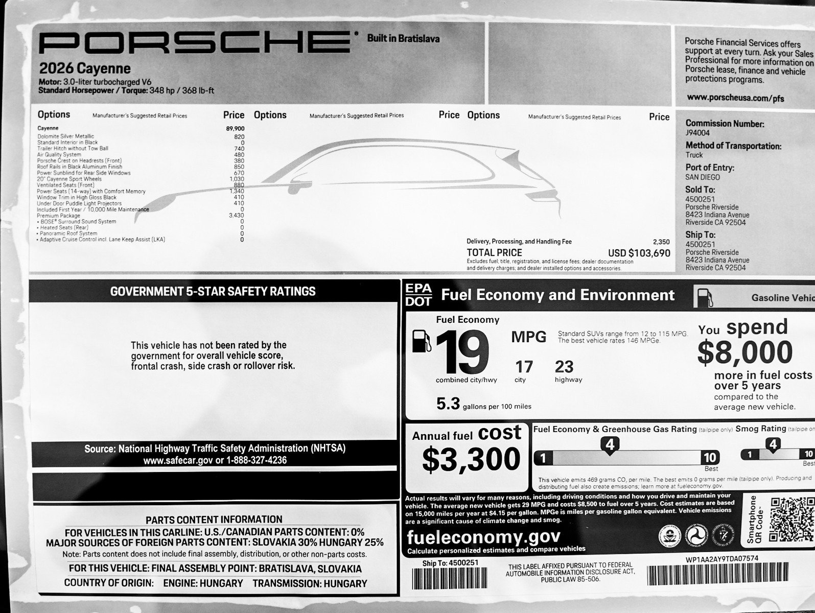 New 2026 DOLOMITE SILVER Porsche  image 29