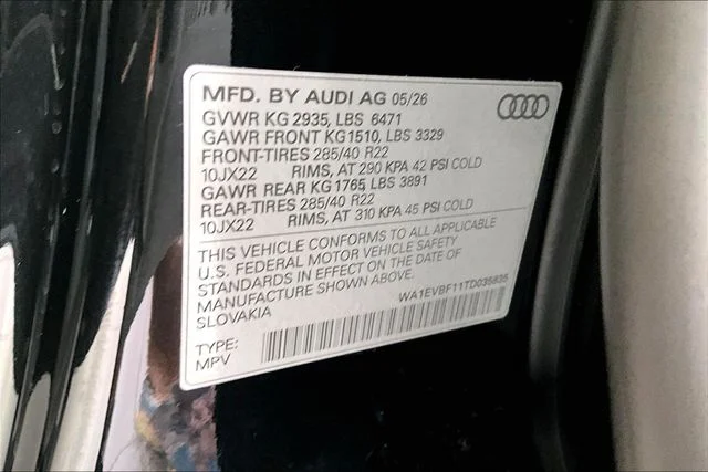 New 2026 Black Audi  image 13