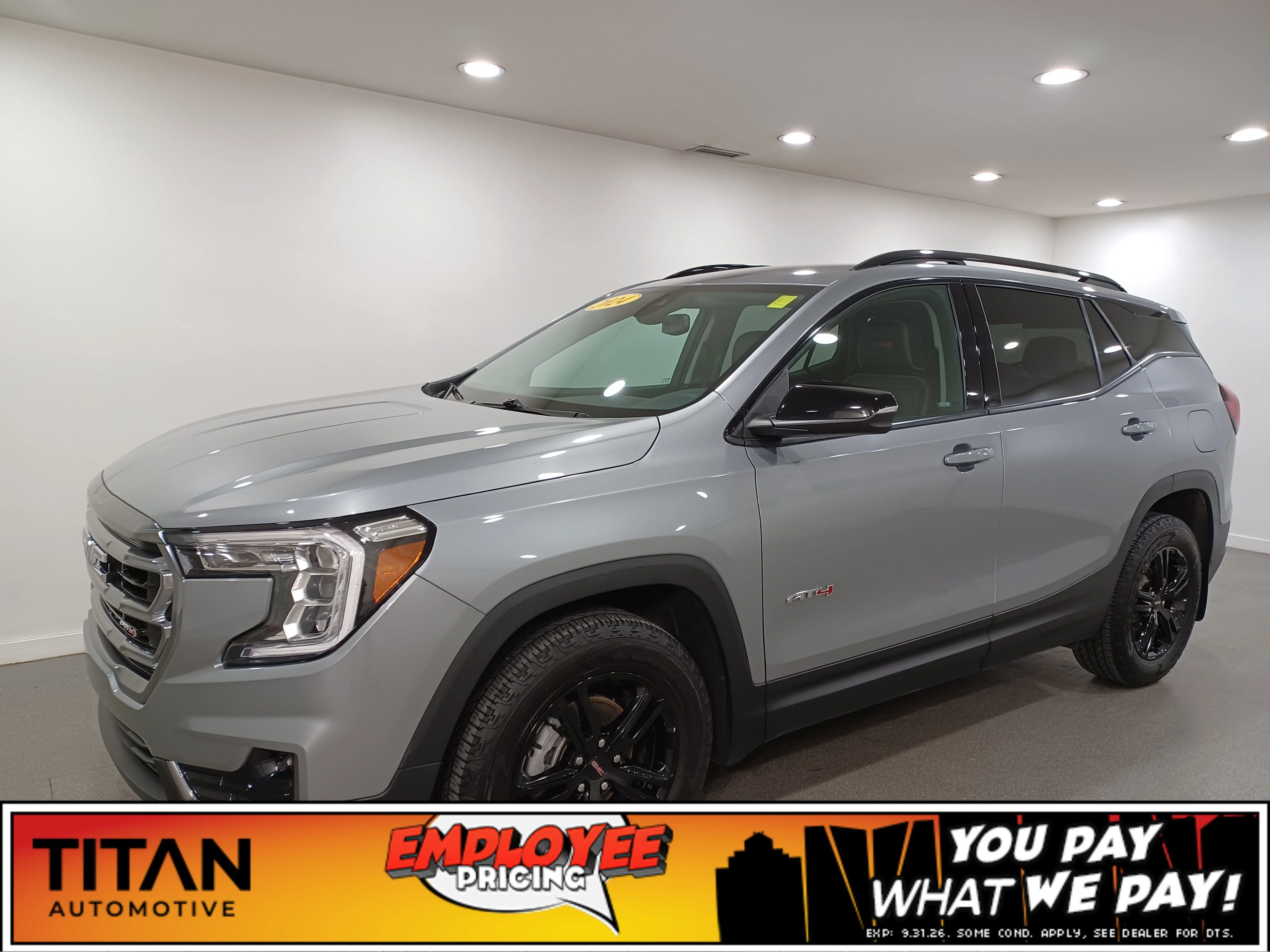 Certified Used 2024 Gray GMC AT4 AWD *Adaptive Cruise | Remote Start | Htd Wheel & Leather | Blind Spot Detection | Park Assist image 1