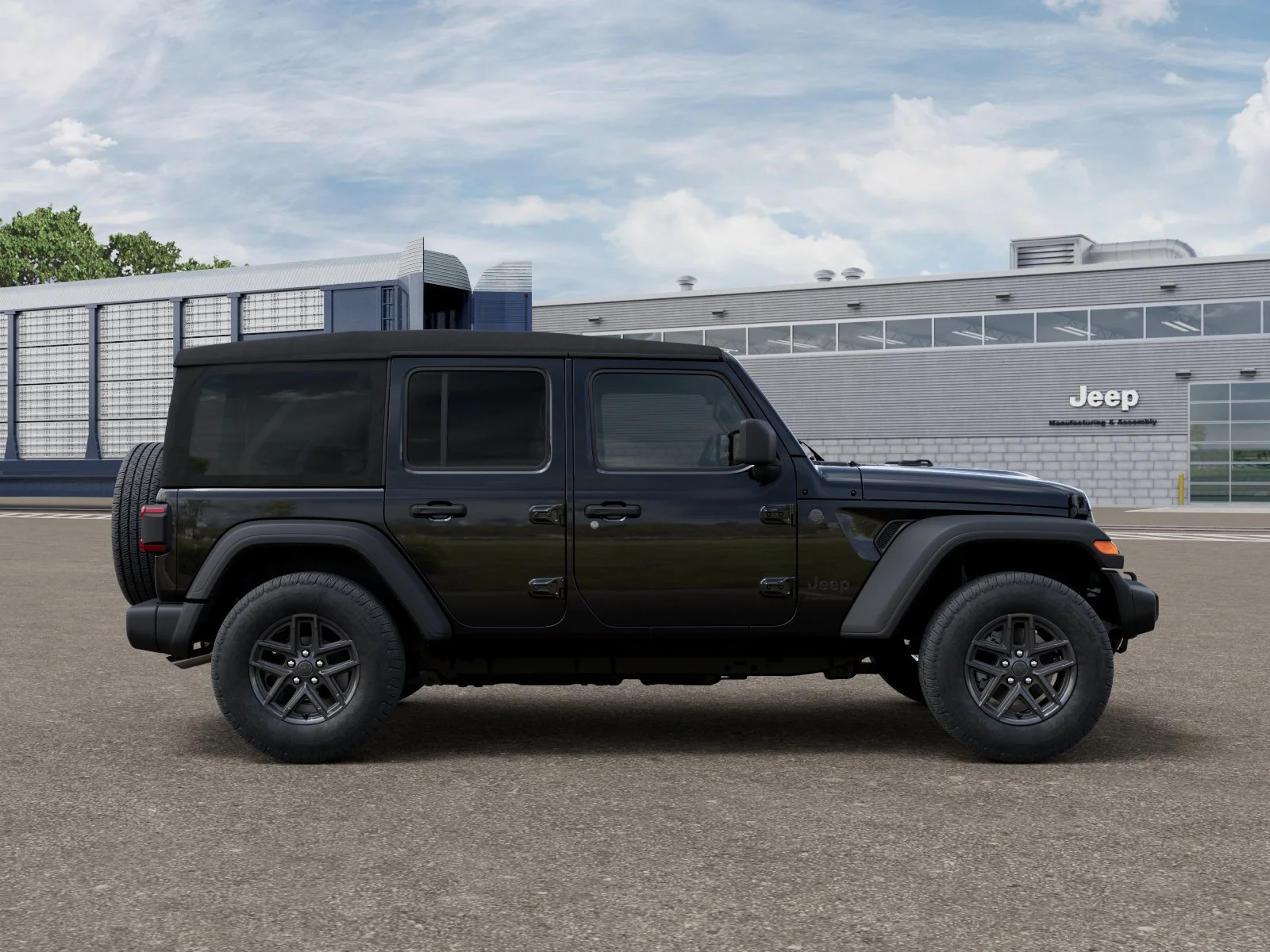 New 2026 Black Clear-Coat Exterior Paint Jeep Sport S image 12