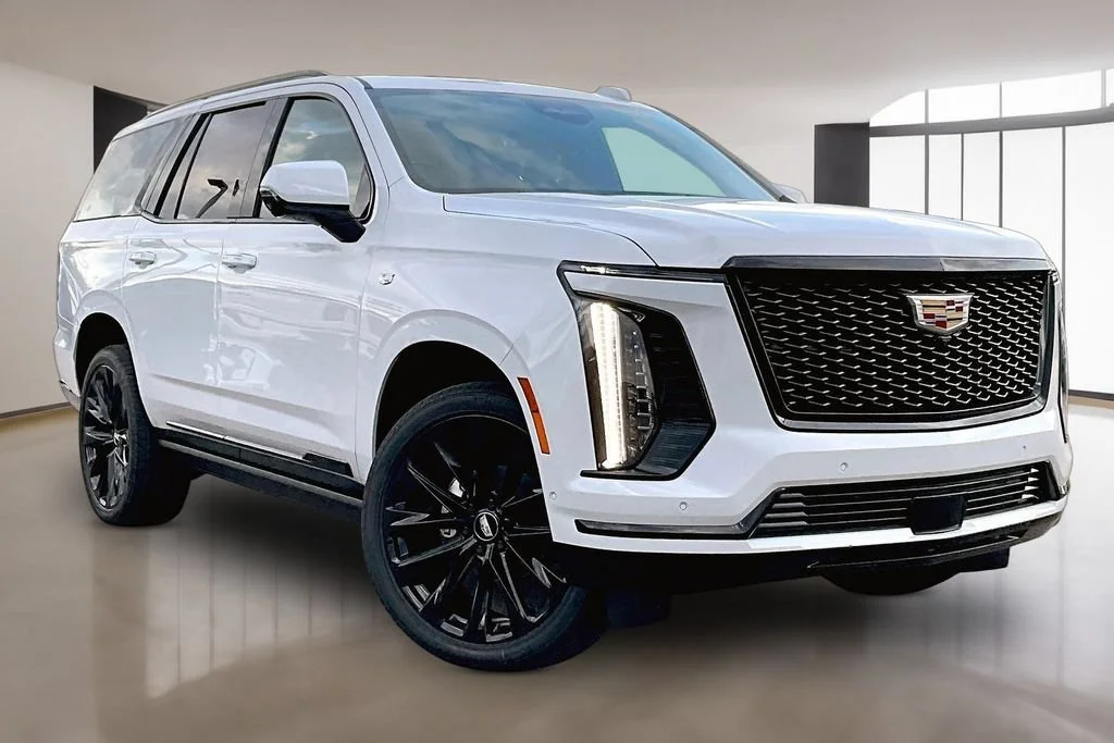 New 2026 Vibrant White Tricoat Cadillac Platinum Sport image 2