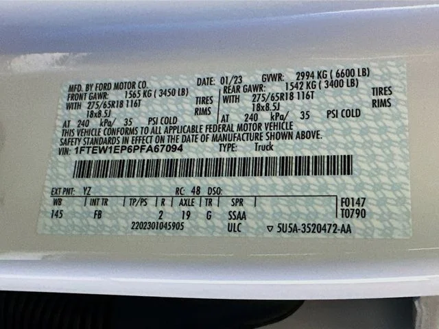 Certified Used 2023 White Ford XLT image 27