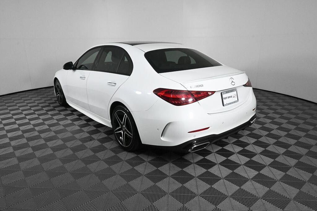Certified Used 2023 MANUFAKTUR Moonlight White Metallic Mercedes-Benz C 300 image 4