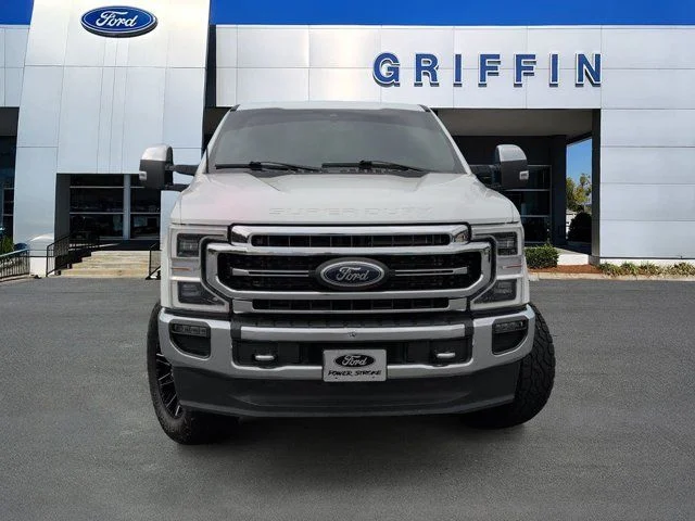 Used 2022 White Metallic Ford Lariat image 12